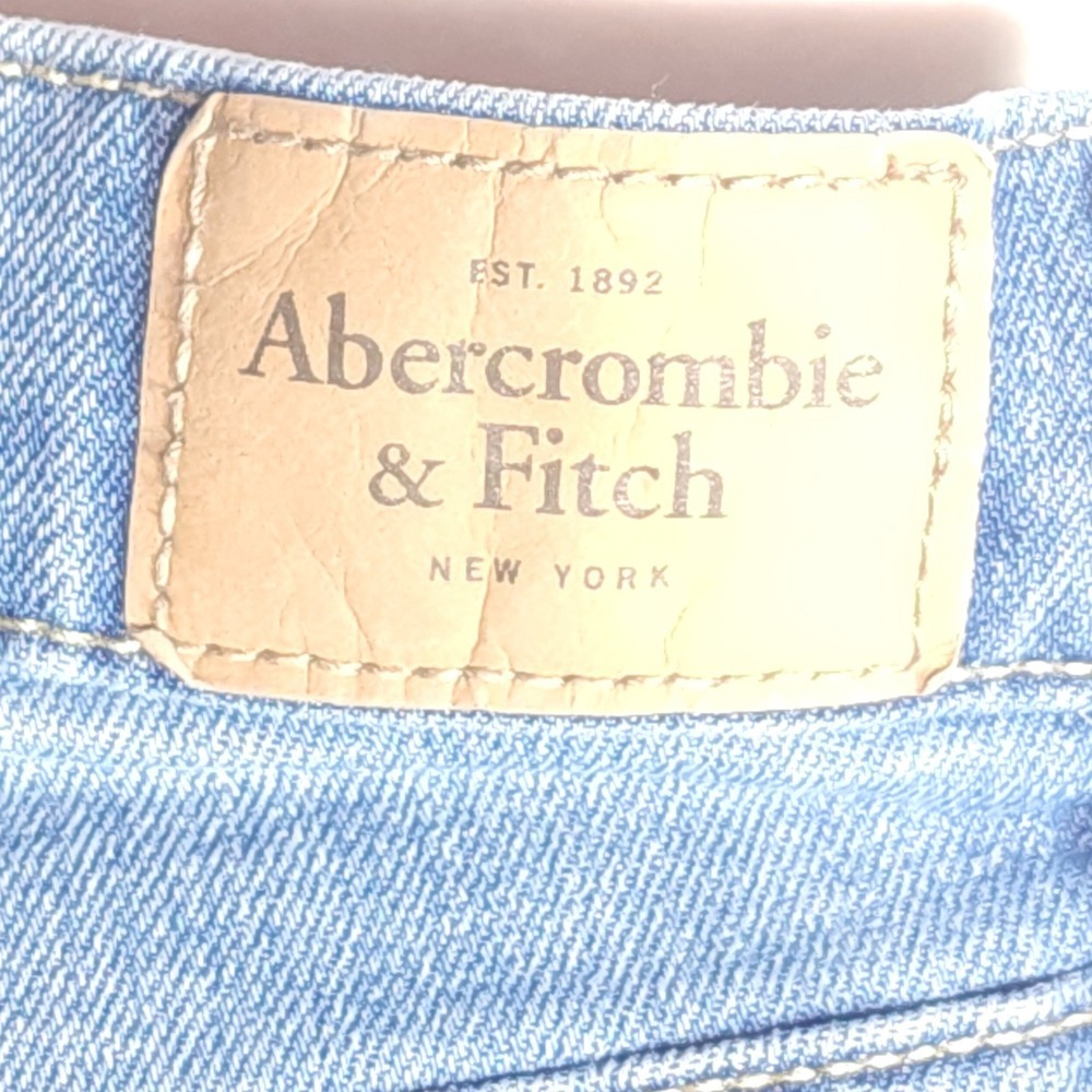 Abercrombie & Fitch High Rise Super Skinny Ankle Jeans 26/2 Distressed Stretch - Picture 12 of 14